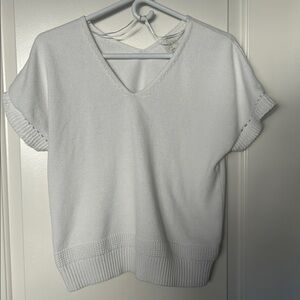 Joie Classic White Knit Top